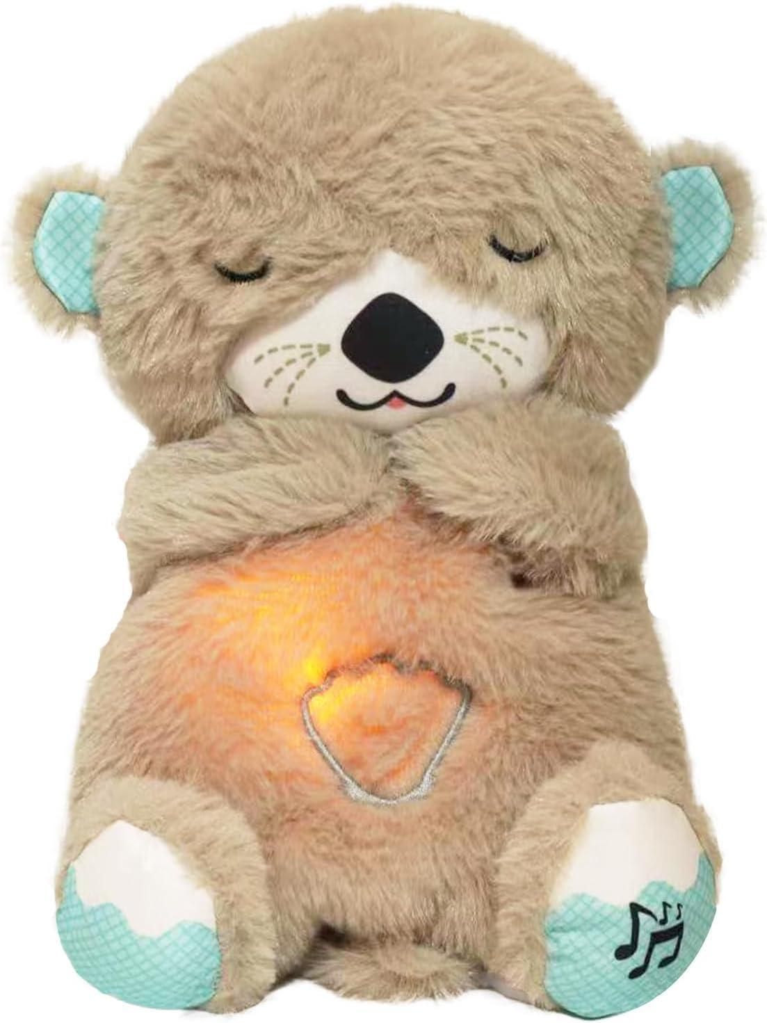 Breathing Teddy Bear with Soothing Music Comfort Plush