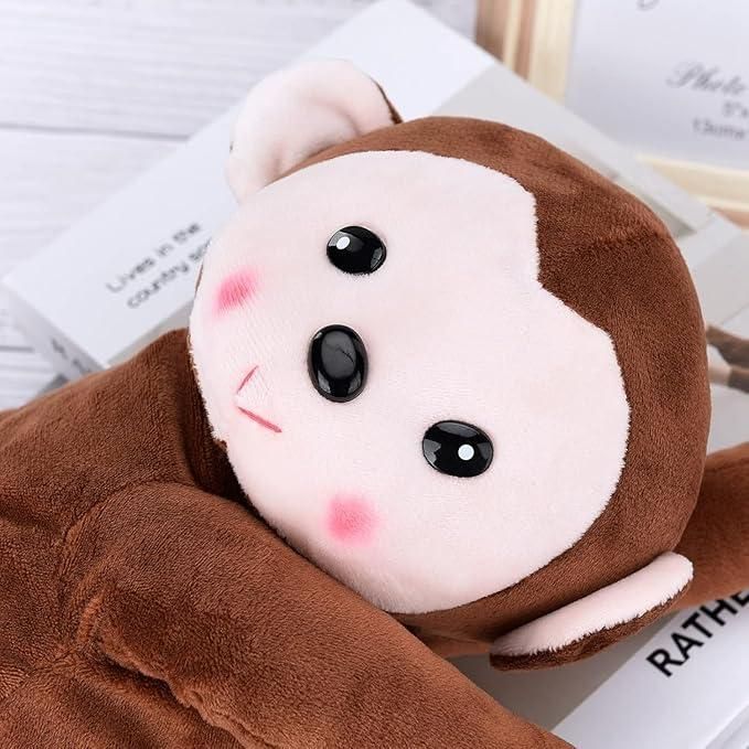 Cute Cartoon Monkey Plush Tissue Holder Box