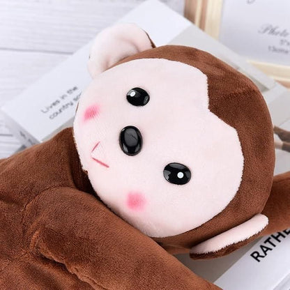 Cute Cartoon Monkey Plush Tissue Holder Box